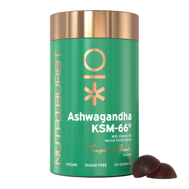 NutriBurst Ashwagandha KSM-66 60 Gummies