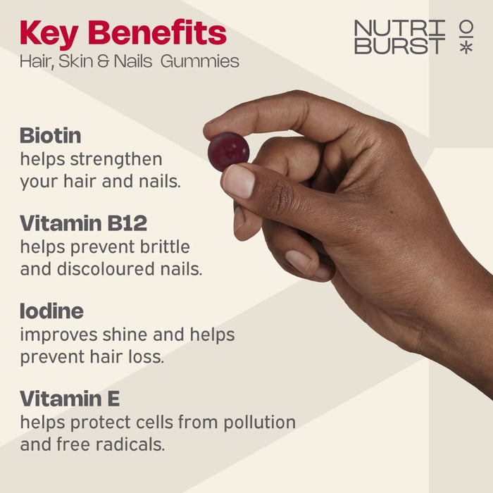 NutriBurst Hair Skin & Nails 60 Gummies