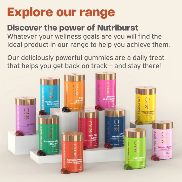 NutriBurst Turmeric 3000mg 60 gummies