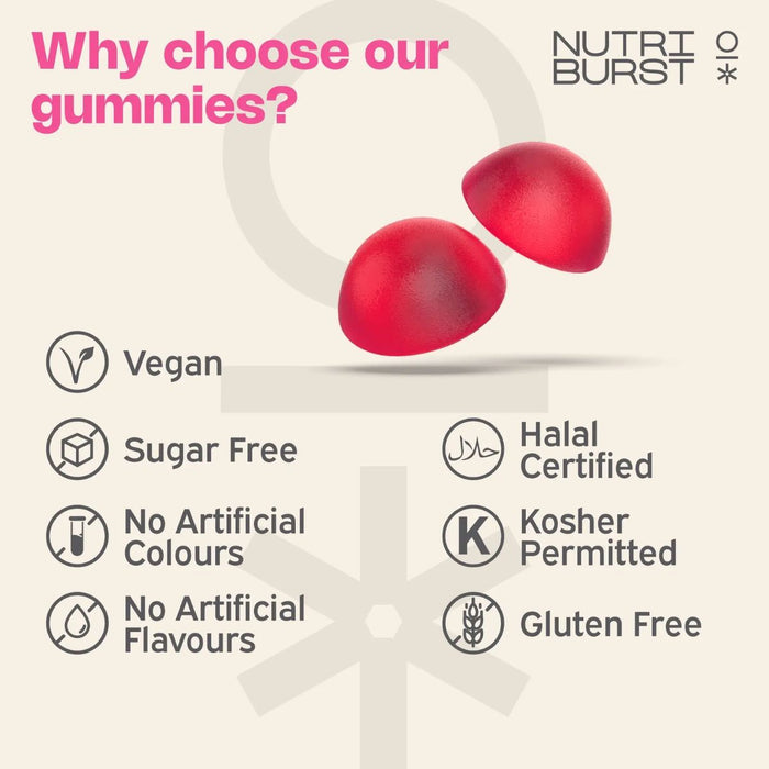 NutriBurst Womens Multivitamin 60 Gummies