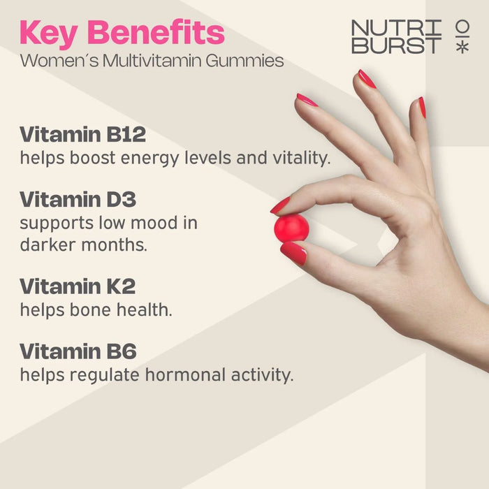 NutriBurst Womens Multivitamin 60 Gummies