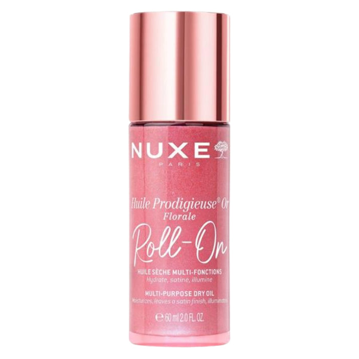 NUXE Huile Prodigieuse Or Florale Roll-On 60ml Rose Gold Shimmering Dry Oil