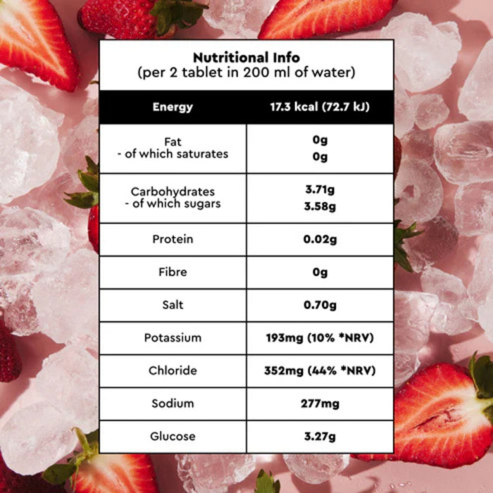 O.R.S Hydration Tablets - Strawberry Flavour 24 Tablets