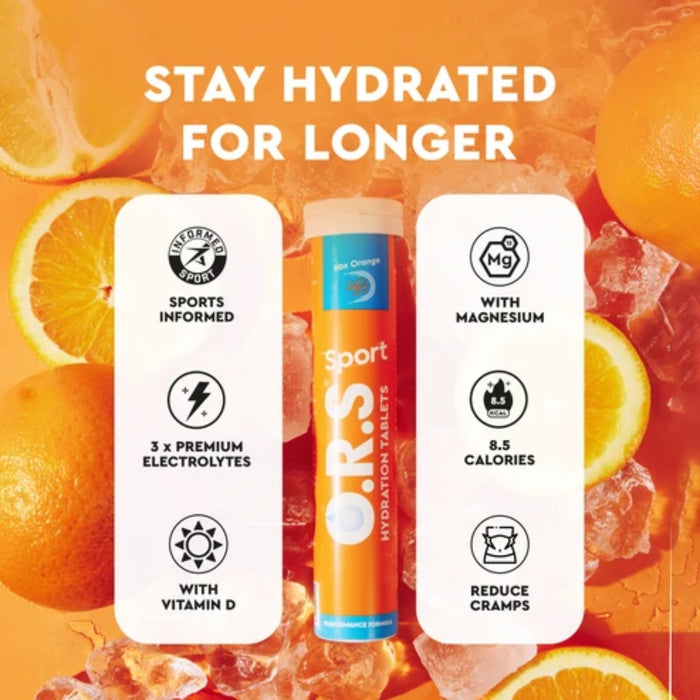 O.R.S Sport Hydration Tablets - Orange Flavour