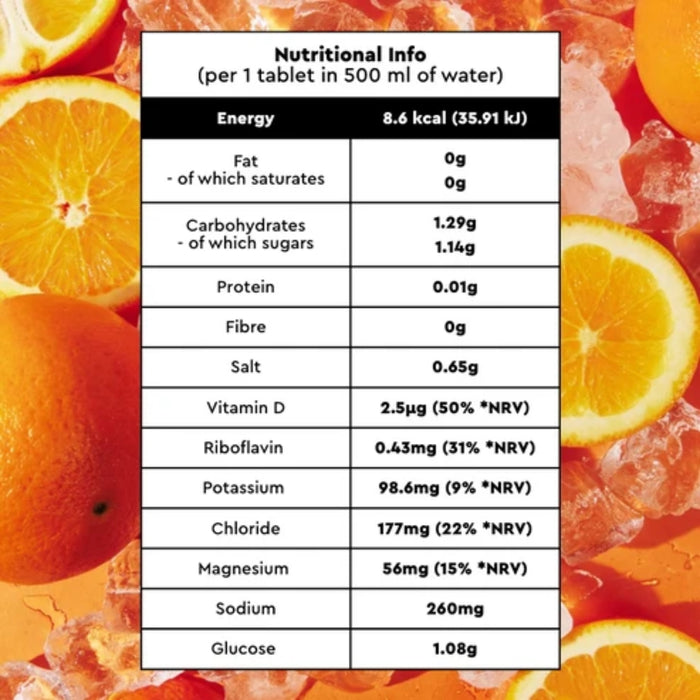 O.R.S Sport Hydration Tablets - Orange Flavour