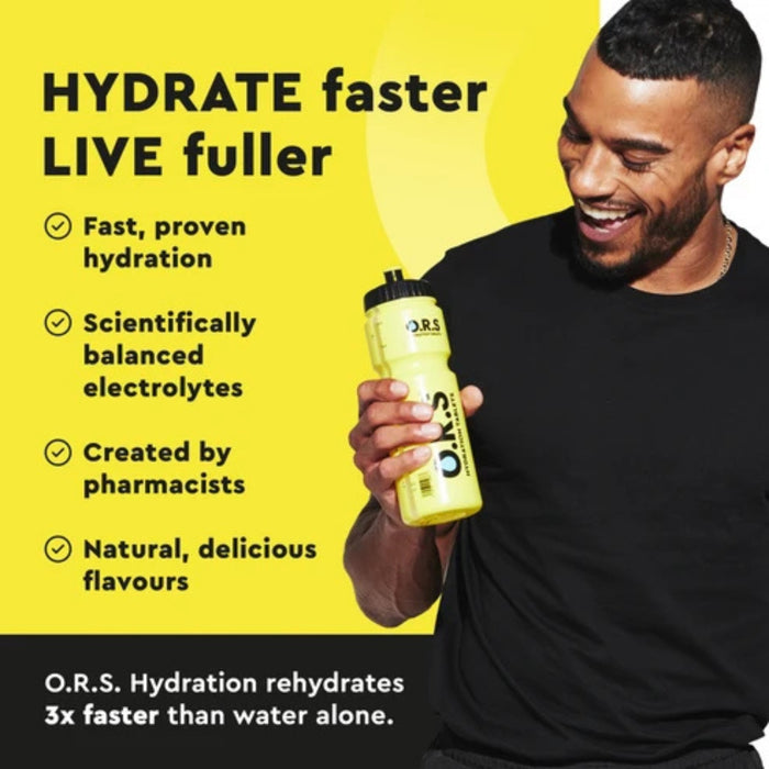 O.R.S Hydration Tablets - Lemon Flavour 12 Tablets