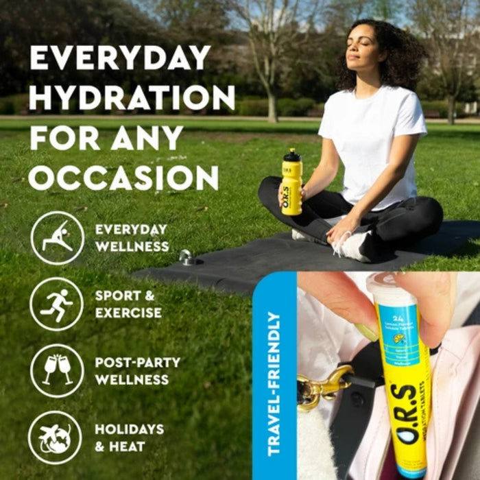 O.R.S Hydration Tablets - Lemon Flavour 24 Tablets