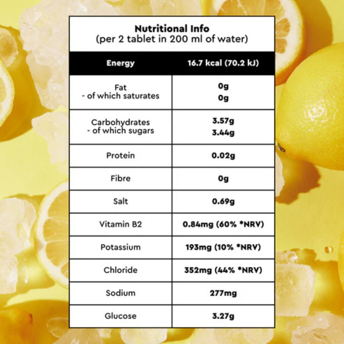 O.R.S Hydration Tablets - Lemon Flavour 12 Tablets