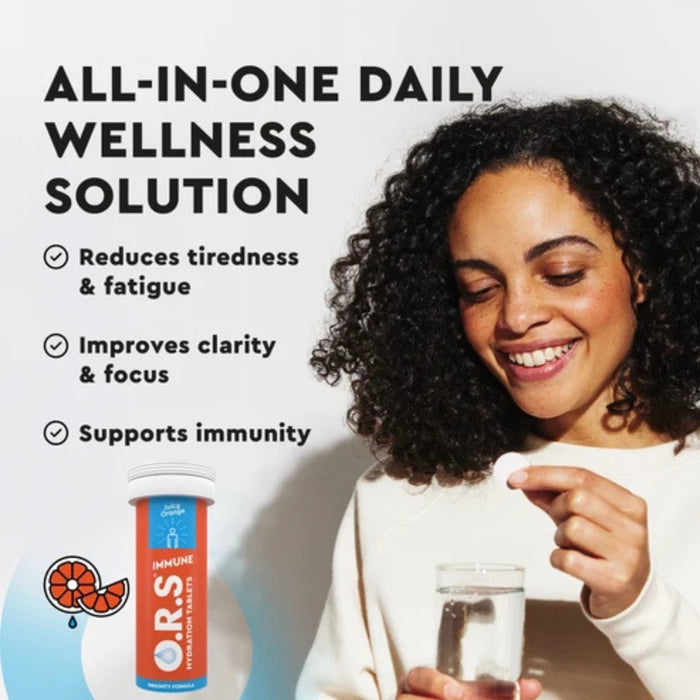O.R.S Hydration & Immunity Tablet - Orange Flavour
