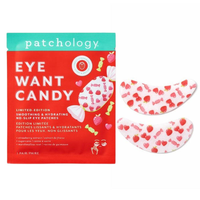 Patchology Eye Want Candy Smoothing & Hydrating No-Slip Eye Patches multipack