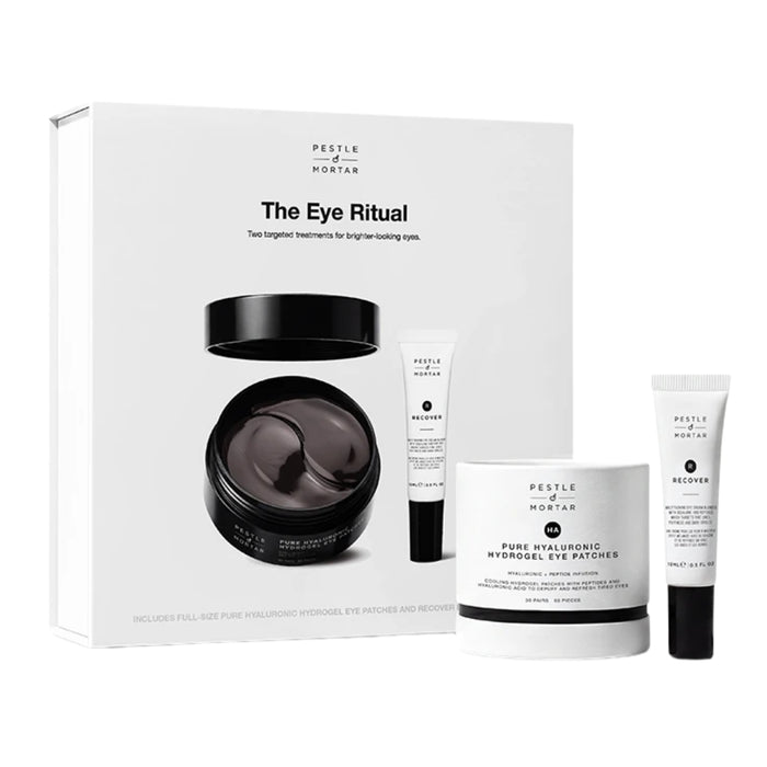 Pestle & Mortar The Eye Ritual with Hydrogel Eye Patches and Recover Eye Cream
