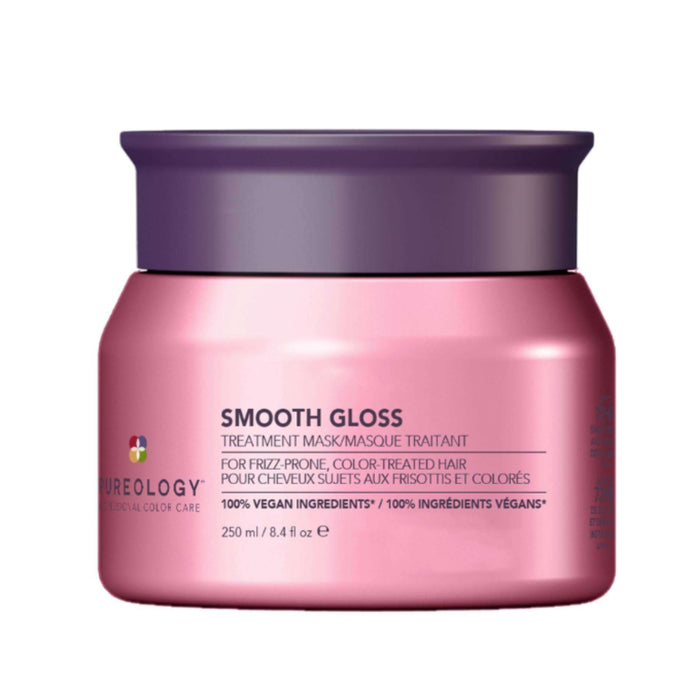 Pureology Smooth Gloss Treatment Mask 250ml for frizz-prone colour-treated hair