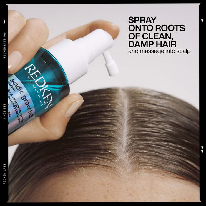 Redken Acidic Grow Full System Hair Serum for Thin Hair, Strengthens & Thickens, 100ml