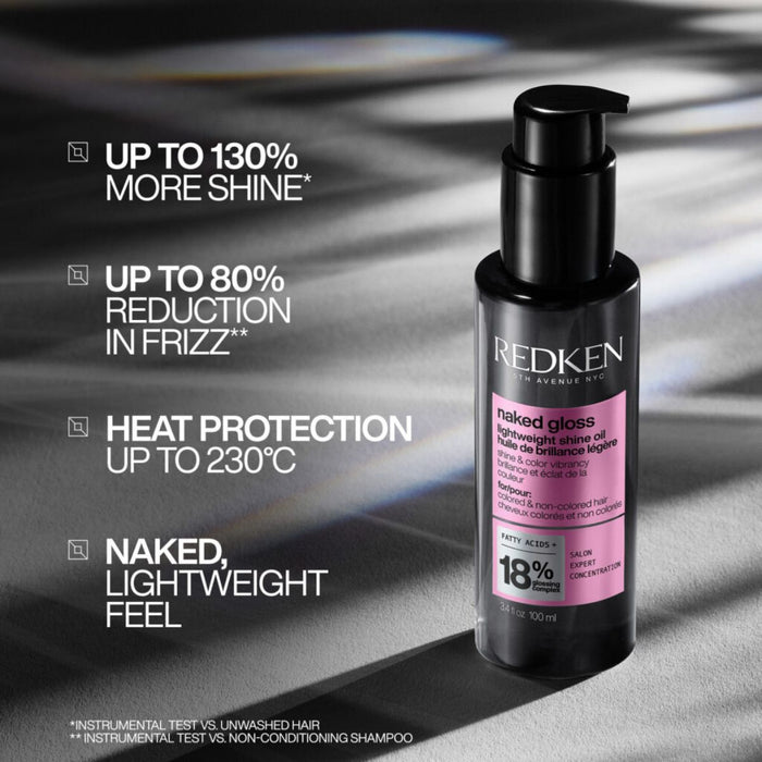 Redken Acidic Color Naked Gloss Lightweight Hair Oil for Dull Hair