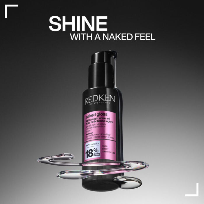 Redken Acidic Color Naked Gloss Lightweight Hair Oil for Dull Hair