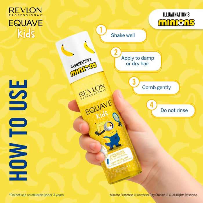 Revlon Professional Equave Kids Banana Minions Detangling Conditioner 200ml