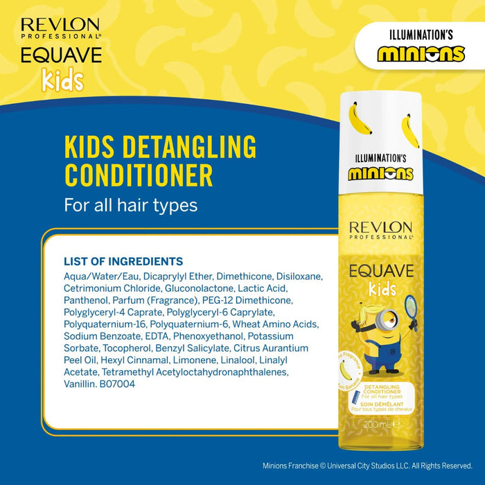 Revlon Professional Equave Kids Banana Minions Detangling Conditioner 200ml