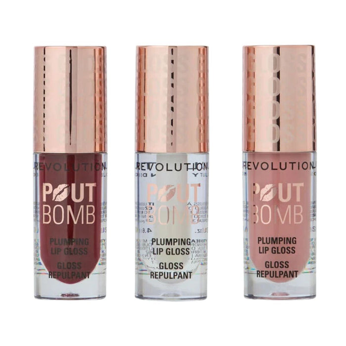 Revolution Pout Bomb Plumping Lip Gloss Trio Gift Set
