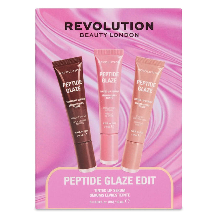 Revolution Peptide Glaze Edit Lip Balm Gift Set