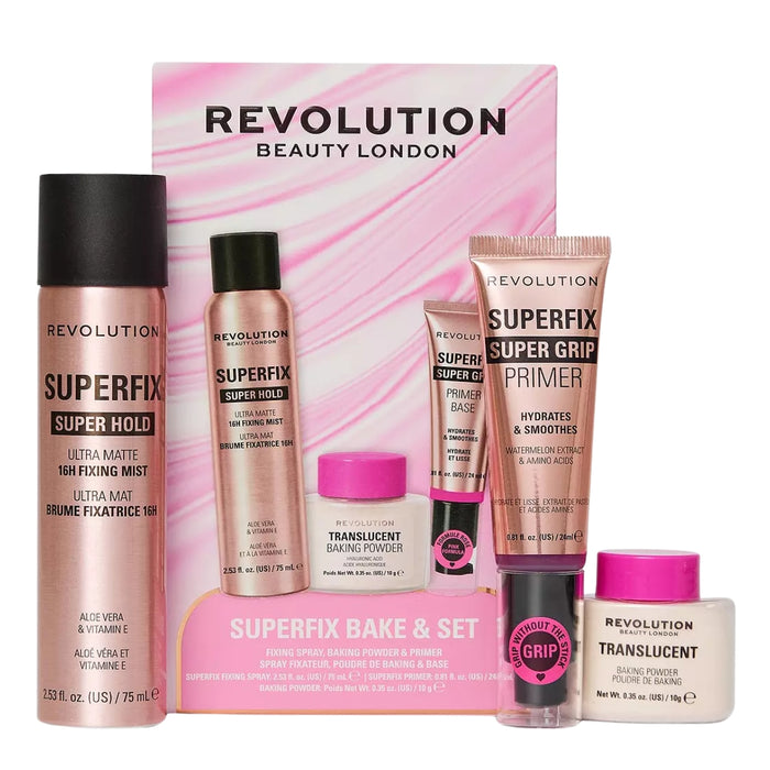 Revolution Superfix Bake & Set Makeup Gift Set