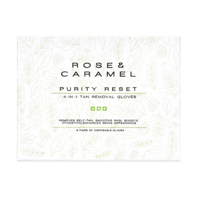 Rose & Caramel Purity Reset 4-in-1 Tan Removal Gloves - NEW