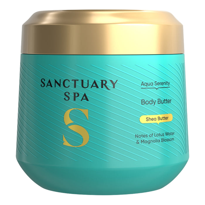 Sanctuary Spa Aqua Serenity Body Butter 300ml with Shea Butter and Vitamin E
