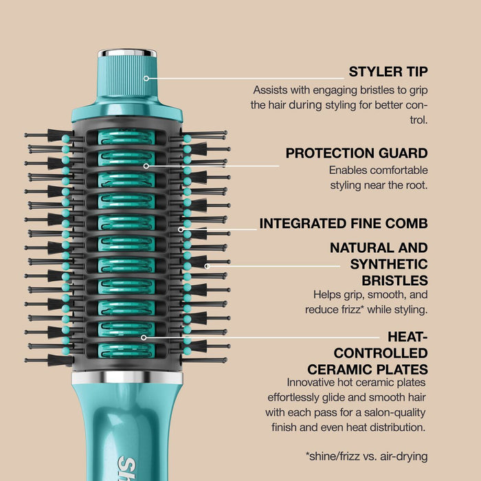 Shark Glossi  2-in-1 Hot Brush and Air Glosser - Juniper SAVE €20