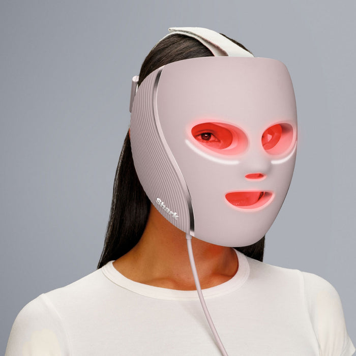 Shark CryoGlow LED Face Mask with Under-Eye Cooling – Rose Glow