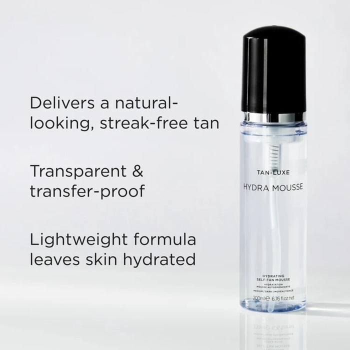 Tan-Luxe Hydra Mousse: Hydrating Self-Tan Mousse - Medium/Dark