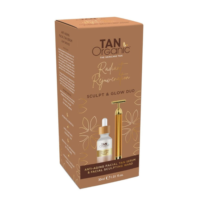 TanOrganic Radiant Rejuvenation Sculp & Glow Gift Set.