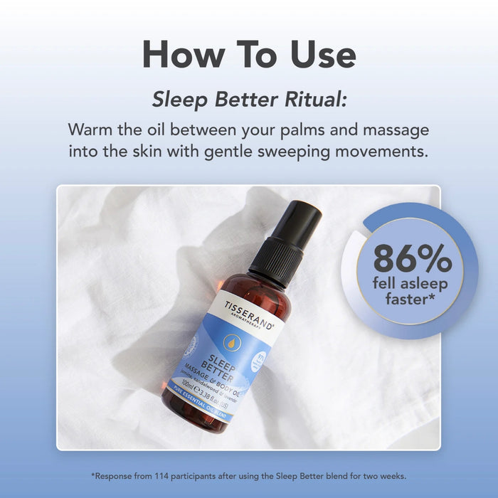Tisserand Sleep Better Massage & Body Oil 100ml