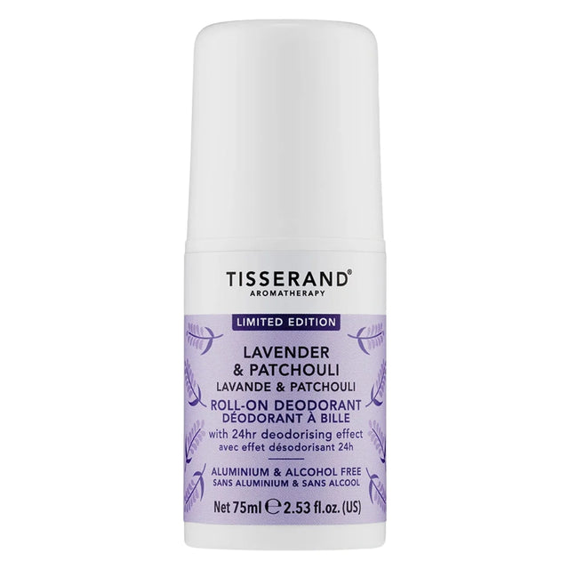 Tisserand Lavender & Patchouli Roll-On Deodorant 75ml