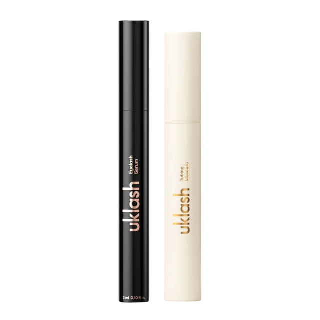 UKLASH Let It Grow Lash Duo with Eyelash Serum and Black Tubing Mascara