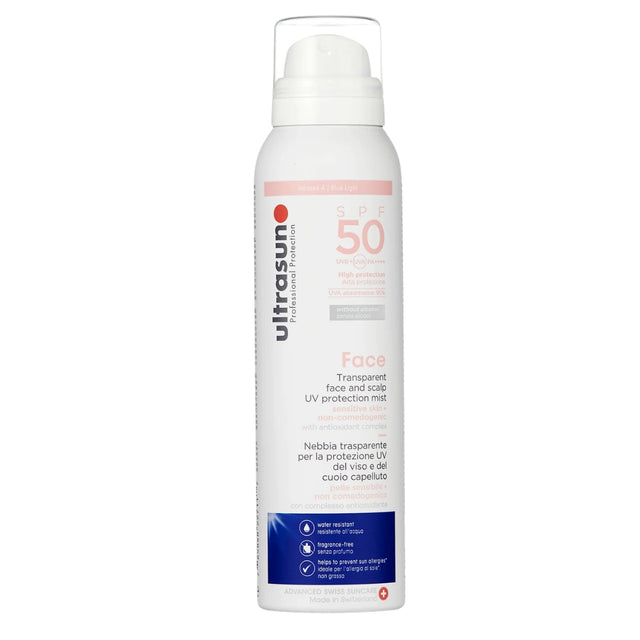 Ultrasun 50spf UV Face & Scalp Mist 150ml