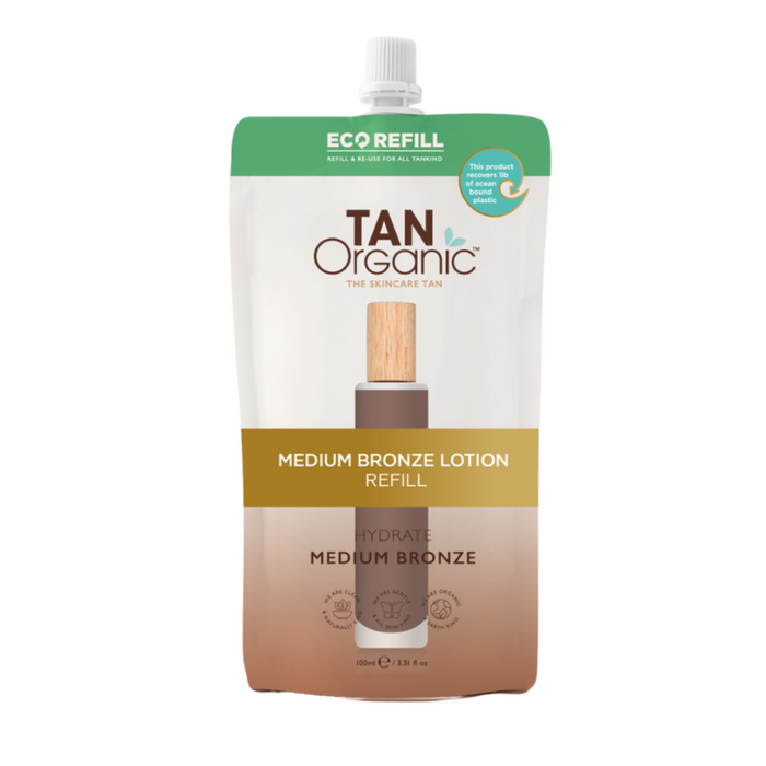 Tan Organic Self Tan Lotion Refill Pouch 