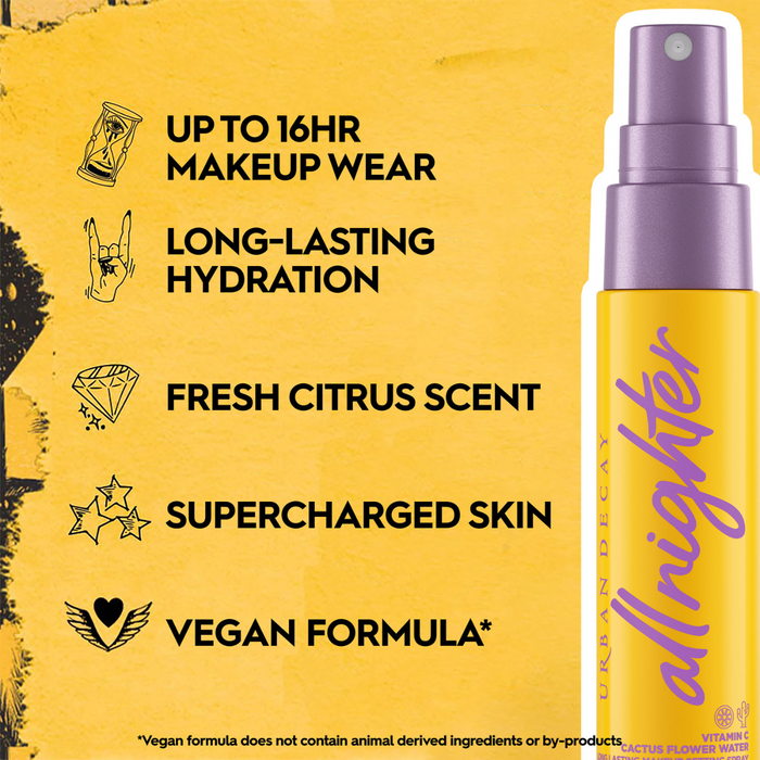 Urban Decay All Nighter Setting Spray Vitamin C Travel Size benefits 