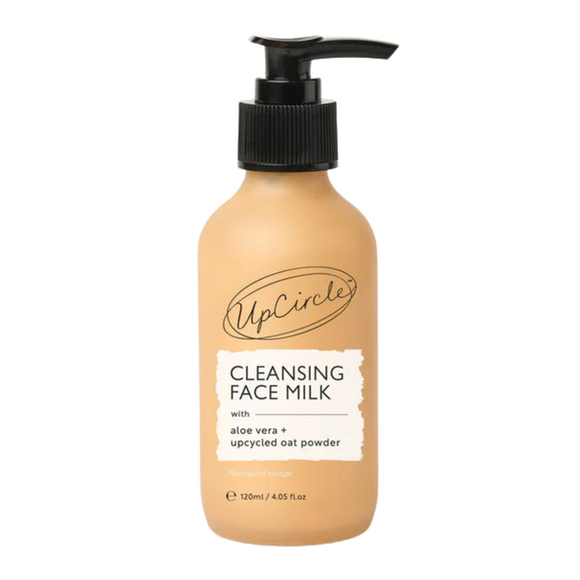 UpCircle Beauty Cleansing Face Milk with Aloe Vera + upcycled Oat Powder 120ml
