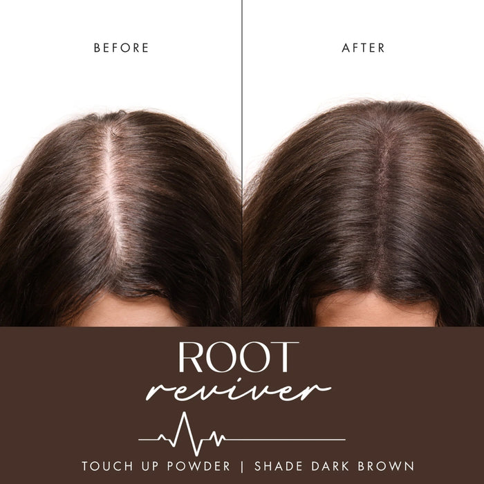 VODUZ Root Reviver Powder - Root Touch Up Powder Dark Brown