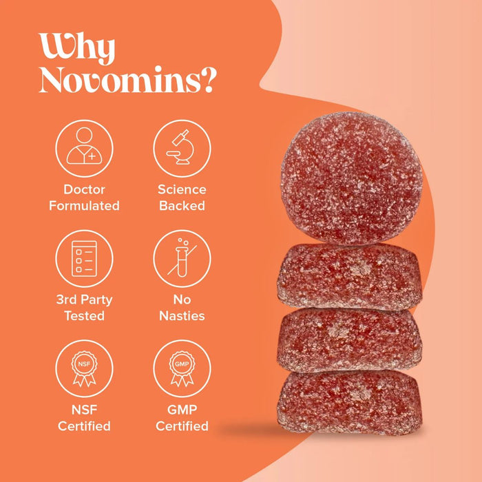 Novomins Vitamin C Sugar-Free Gummies