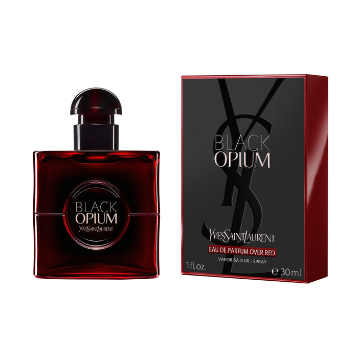 YSL Black Opium Eau de Parfum Over Red