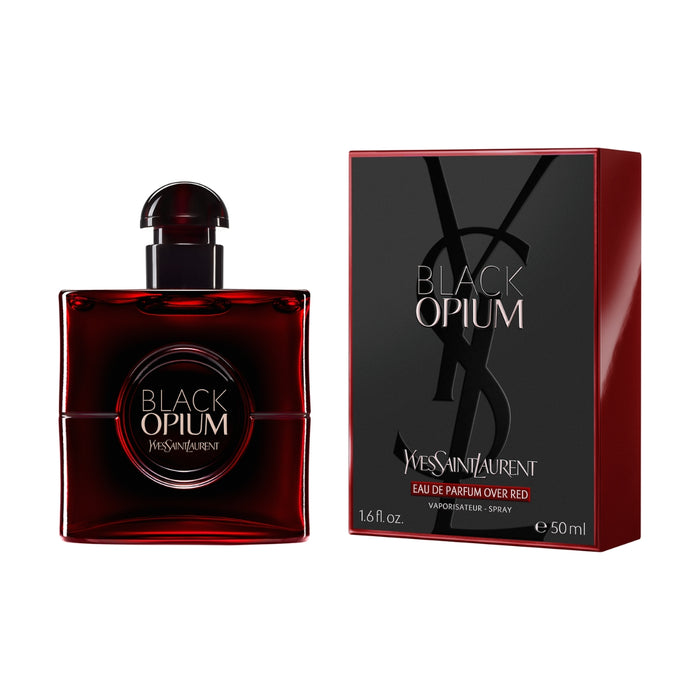YSL Black Opium Eau de Parfum Over Red