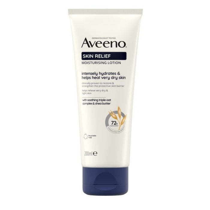 Aveeno Skin Relief Moisturising Lotion 200ml with Triple Oat Complex and Shea Butter