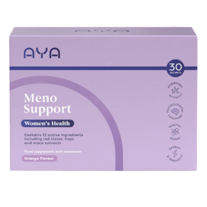 AYA Meno Support Women's Health Orange Flavour 30 Sachets