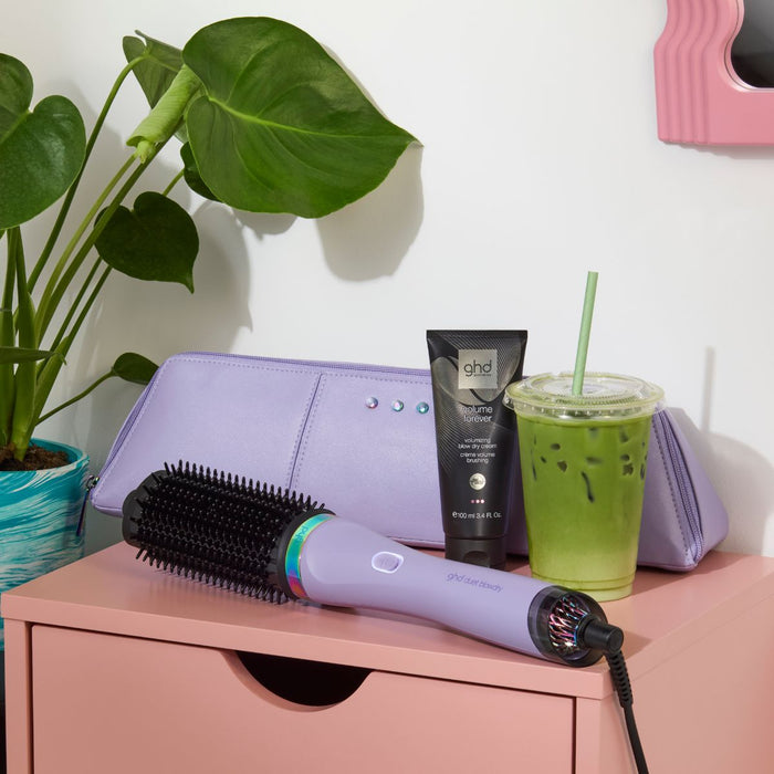 Ghd Duet Blowdry Hair Dryer Brush in Galactic Lilac-Limited Edition