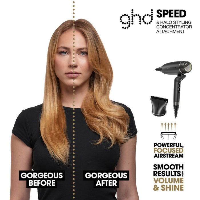 ghd speed hairdryer black