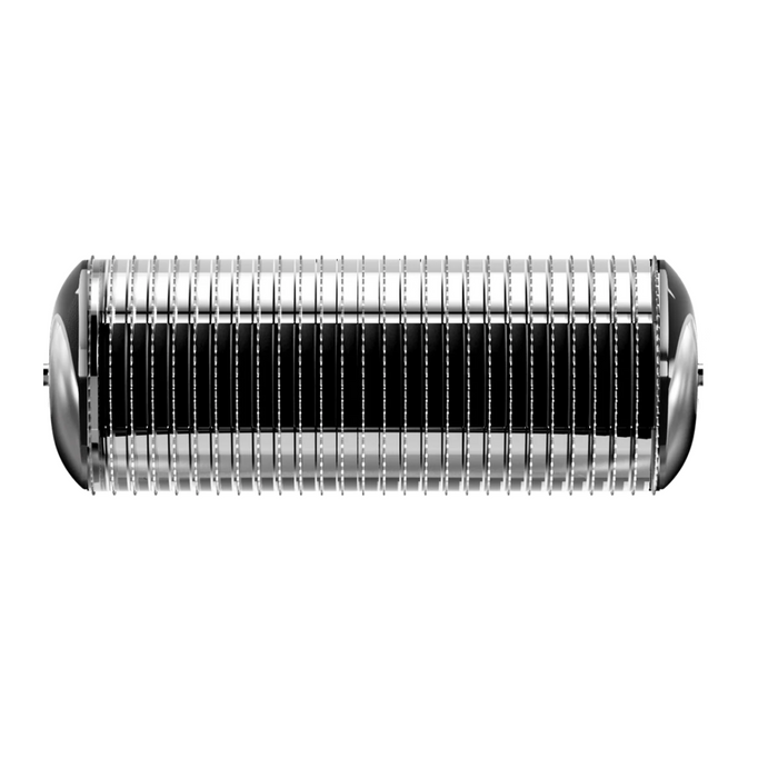 GESKE Face & Body Roller MicroNeedle Head Black and Gold.