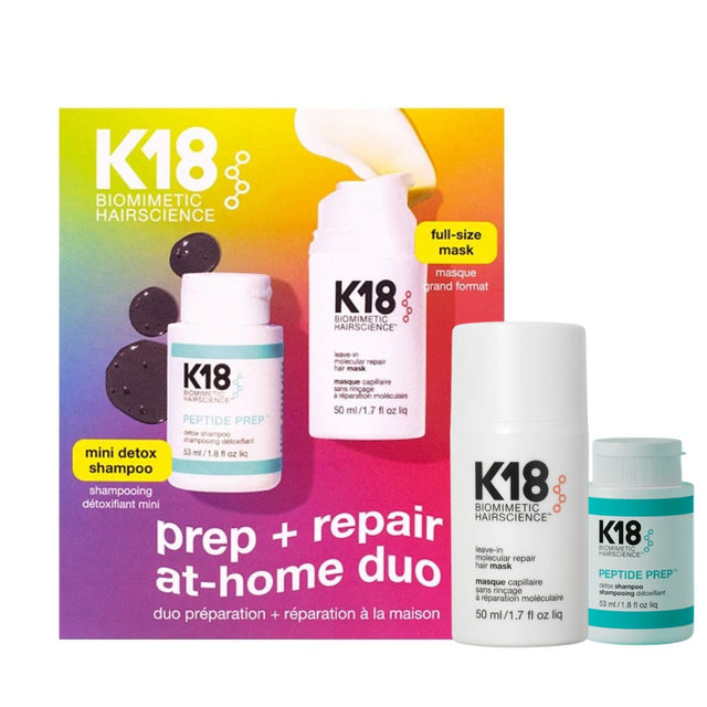 K18 Leave-in Molecular Repair Hair Mask 50ml with Free Detox Shampoo