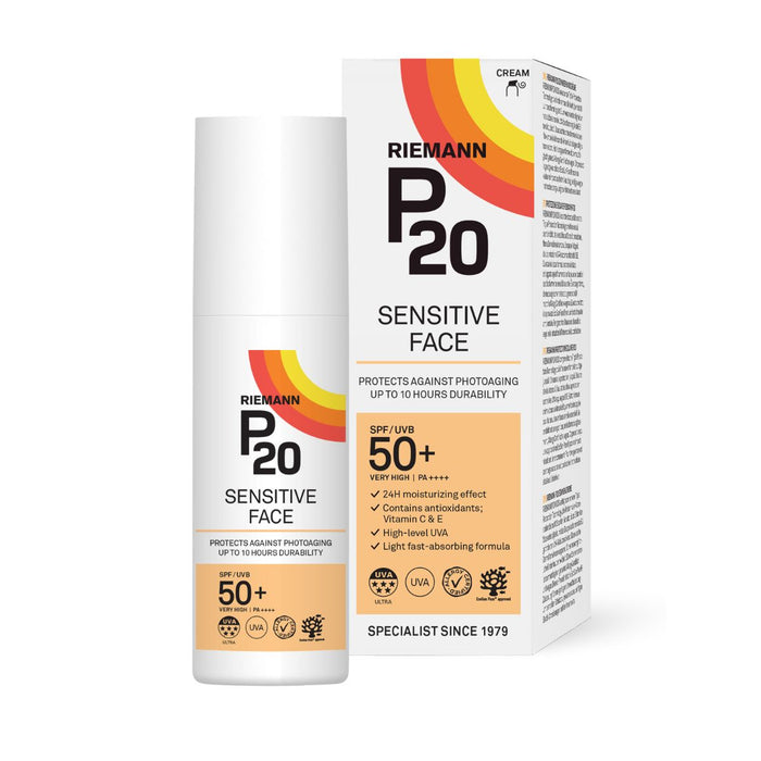 P20 Sun Protection  SPF50+ Face Sensitive 50g.