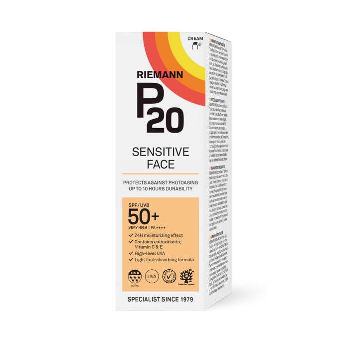 P20 Sun Protection  SPF50+ Face Sensitive 50g.