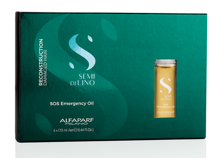 Alfaparf Milano Semi Di Lino Reconstruction SOS Emergency Oil